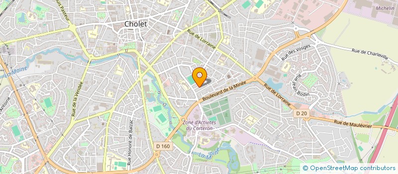 localisation de l'entreprise MONSIEUR MAXIME BELLANGER à CHOLET