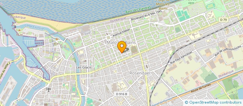 localisation de l'entreprise MONSIEUR MAXIME BELLEME à DUNKERQUE