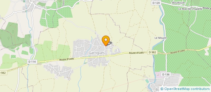 localisation de l'entreprise MONSIEUR MAXIME BELLINI  GARRIGUES-SAINTE-EULALIE