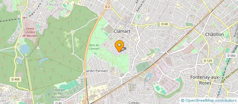 localisation de l'entreprise MONSIEUR MAXIME BENAMEUR à CLAMART