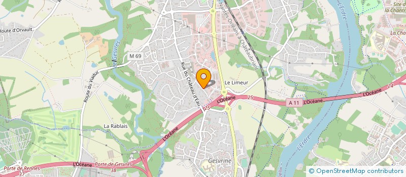 localisation de l'entreprise MONSIEUR MAXIME BENETEAU à LA CHAPELLE-SUR-ERDRE