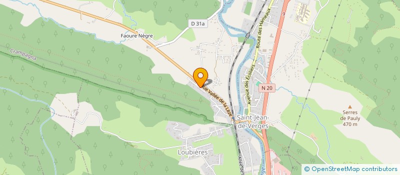 localisation de l'entreprise MONSIEUR MAXIME BENTATA à CRAMPAGNA