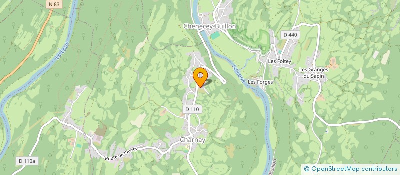 localisation de l'entreprise MONSIEUR MAXIME BERCHET à CHARNAY