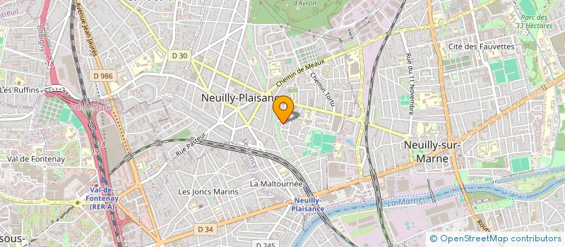 localisation de l'entreprise MONSIEUR MAXIME BERDUGO à NEUILLY-PLAISANCE