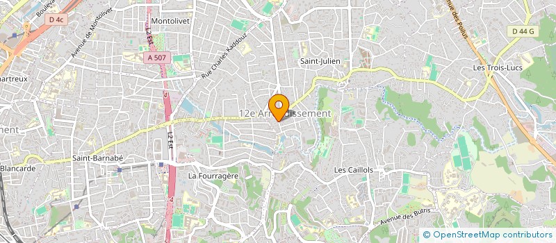 localisation de l'entreprise MONSIEUR MAXIME BERENGER à MARSEILLE
