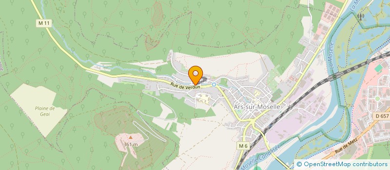 localisation de l'entreprise MONSIEUR MAXIME BERGER  ARS-SUR-MOSELLE