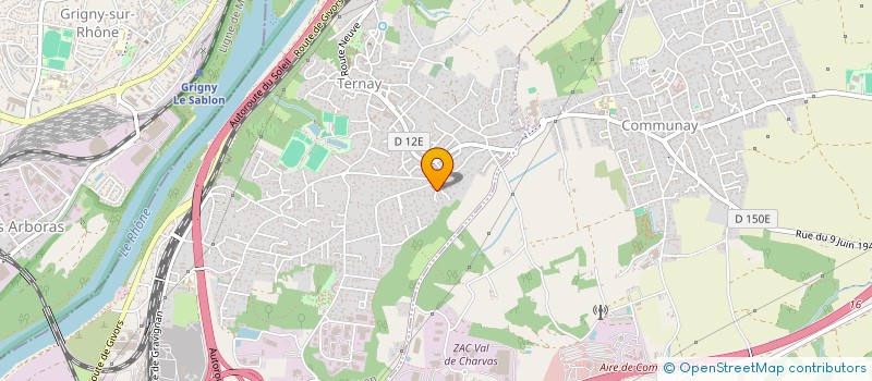 localisation de l'entreprise MONSIEUR MAXIME BERGER-GUESNEAU  TERNAY