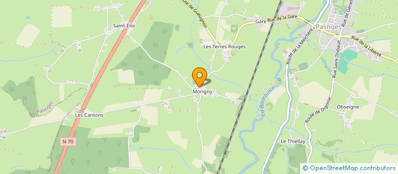 localisation de l'entreprise MONSIEUR MAXIME BERLAND  SAINT-AUBIN-EN-CHAROLLAIS