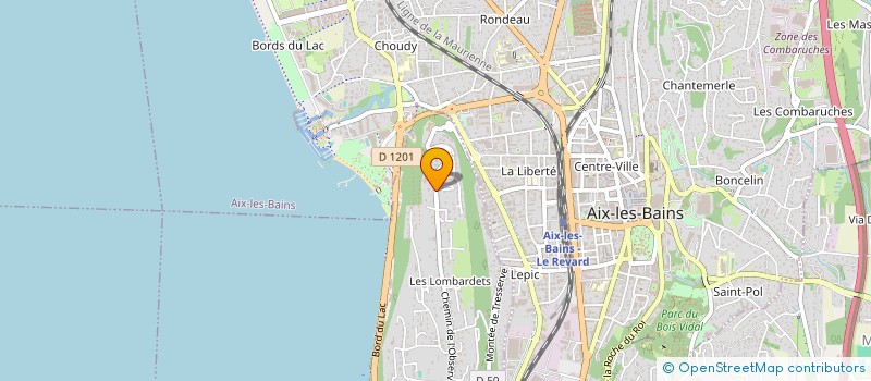 localisation de l'entreprise MONSIEUR MAXIME BERLIER  TRESSERVE