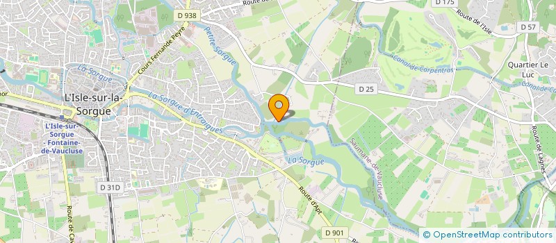 localisation de l'entreprise MONSIEUR MAXIME BERNABEI  L'ISLE-SUR-LA-SORGUE