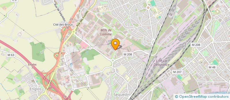 localisation de l'entreprise MONSIEUR MAXIME BERNAMONT  HAUBOURDIN