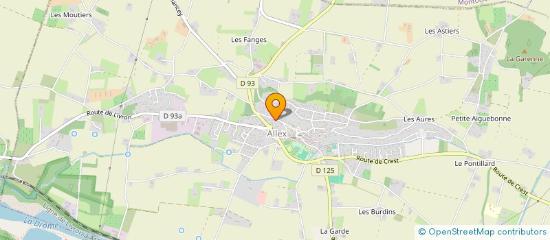 localisation de l'entreprise MONSIEUR MAXIME BERNARD  ALLEX