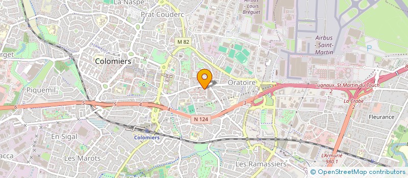 localisation de l'entreprise MONSIEUR MAXIME BERTHE à COLOMIERS
