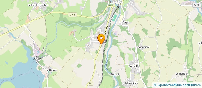 localisation de l'entreprise MONSIEUR MAXIME BERTIER  SAINT-LOUP-LAMAIRE