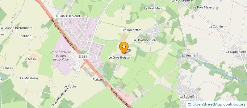 localisation de l'entreprise MONSIEUR MAXIME BERTRAIS  VIGNEUX-DE-BRETAGNE