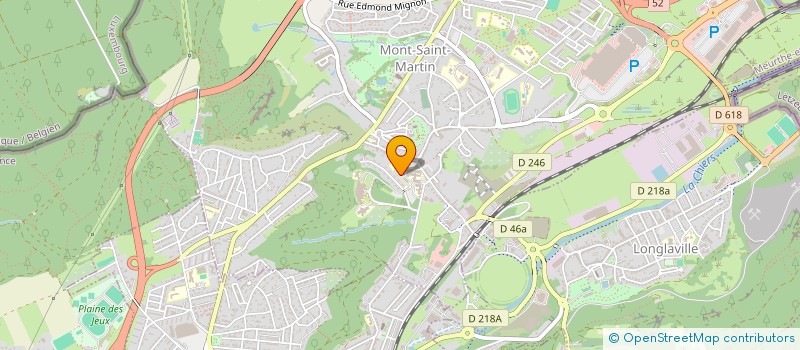 localisation de l'entreprise MONSIEUR MAXIME BERTRAM  MONT-SAINT-MARTIN