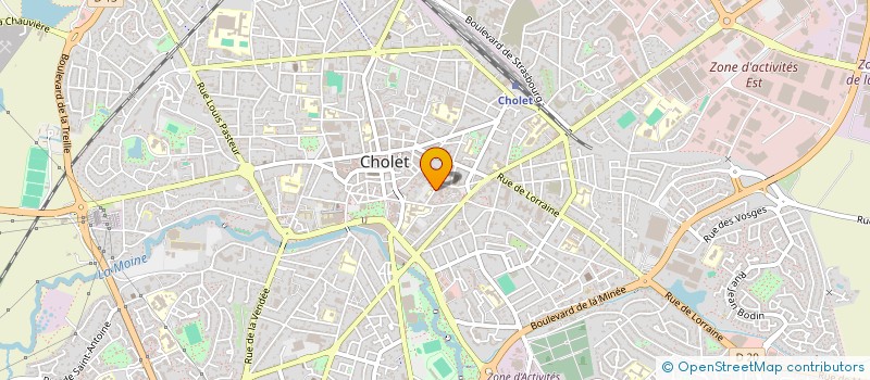 localisation de l'entreprise MONSIEUR MAXIME BERTRAND à CHOLET