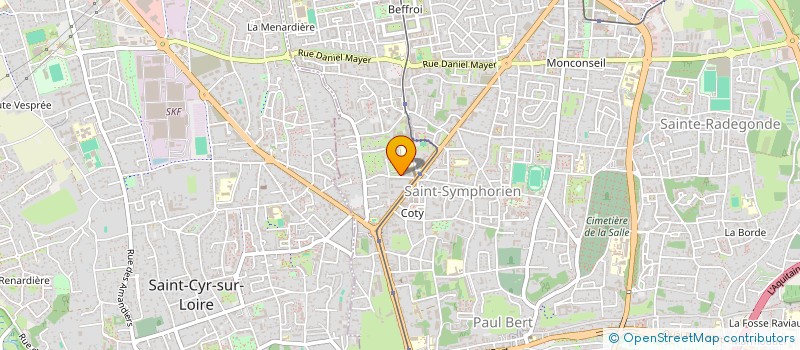 localisation de l'entreprise MONSIEUR MAXIME BERTRAND  TOURS