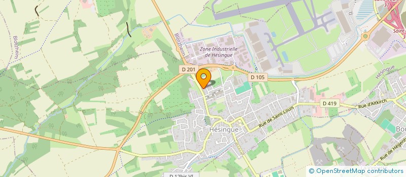 localisation de l'entreprise MONSIEUR MAXIME BERTRAND  HESINGUE