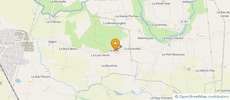 localisation de l'entreprise MONSIEUR MAXIME BESNARD  SAINT-ARMEL