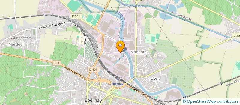 localisation de l'entreprise MONSIEUR MAXIME BESNARD  EPERNAY