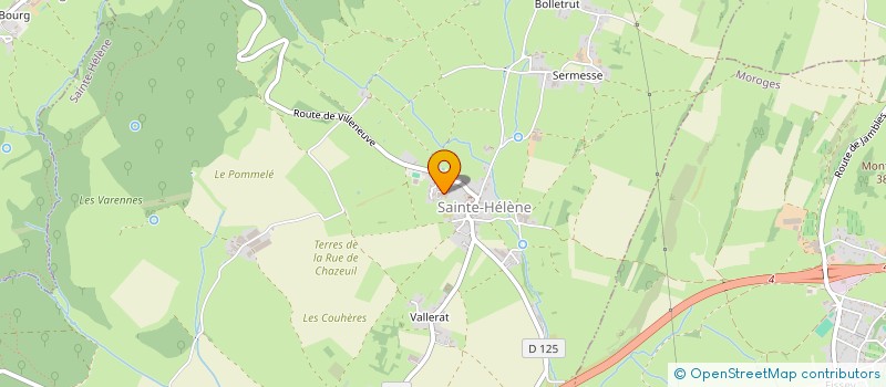 localisation de l'entreprise MONSIEUR MAXIME BESNARD  SAINTE-HELENE