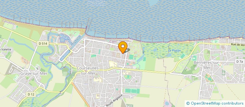 localisation de l'entreprise MONSIEUR MAXIME BESNIARD  COURSEULLES-SUR-MER