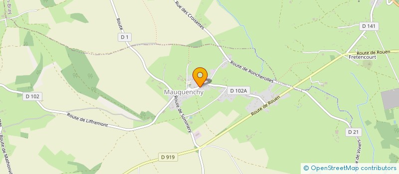 localisation de l'entreprise MONSIEUR MAXIME BESNIER  LA FERTE-SAINT-SAMSON