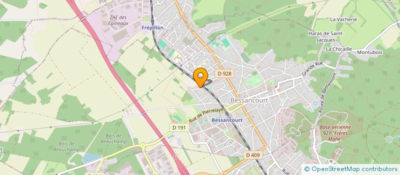 localisation de l'entreprise MONSIEUR MAXIME BESNIER  BESSANCOURT