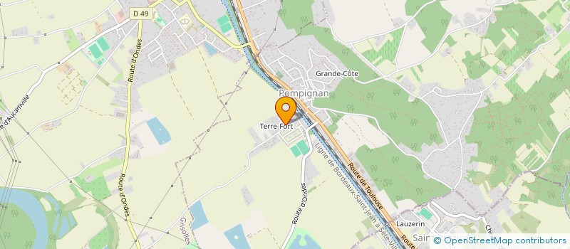 localisation de l'entreprise MONSIEUR MAXIME BESSE  POMPIGNAN