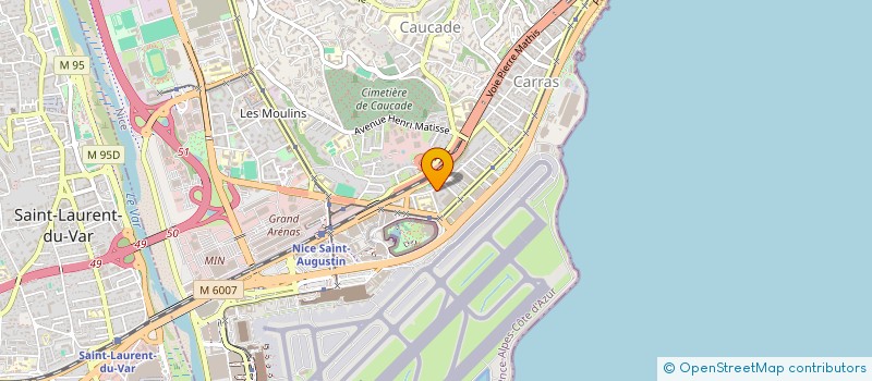 localisation de l'entreprise MONSIEUR MAXIME BESSON  NICE