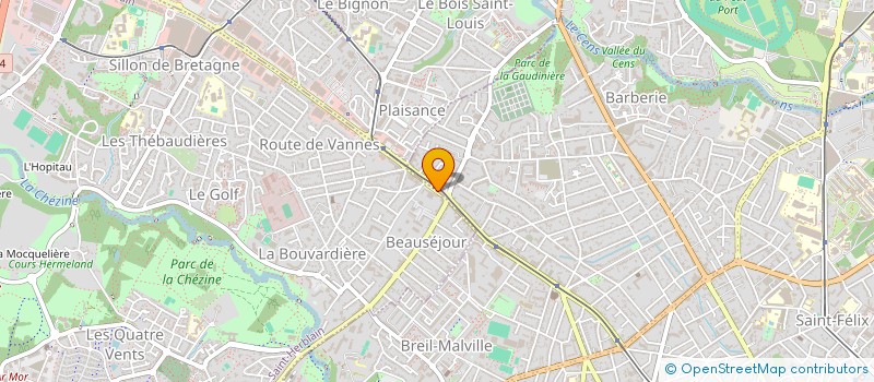 localisation de l'entreprise MONSIEUR MAXIME BESSONNET  SAINT-HERBLAIN