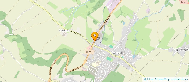 localisation de l'entreprise MONSIEUR MAXIME BETHANCOURT  AUNEUIL