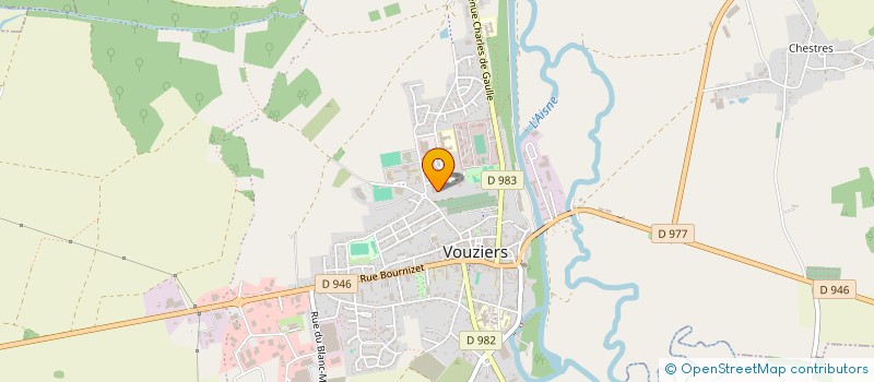 localisation de l'entreprise MONSIEUR MAXIME BETMALE  VOUZIERS