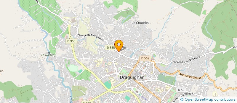 localisation de l'entreprise MONSIEUR MAXIME BEUF à DRAGUIGNAN