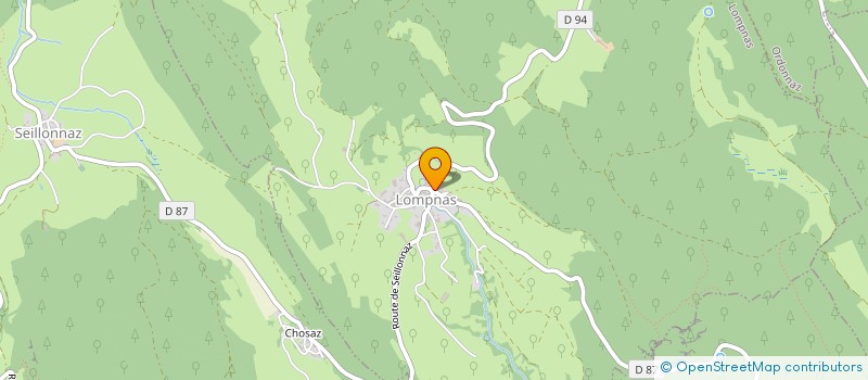 localisation de l'entreprise MONSIEUR MAXIME BEUF  LOMPNAS