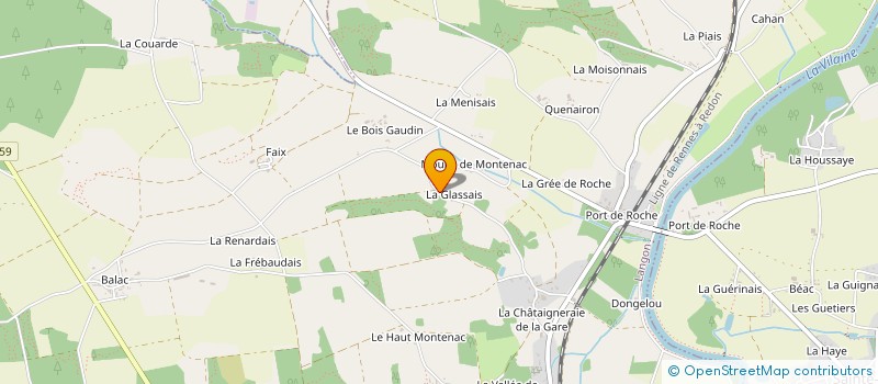 localisation de l'entreprise MONSIEUR MAXIME BEUGNIER  LANGON