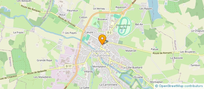 localisation de l'entreprise MONSIEUR MAXIME BEYSSAC à CHATILLON-SUR-CHALARONNE