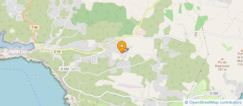 localisation de l'entreprise MONSIEUR MAXIME BIANCHINI  BONIFACIO