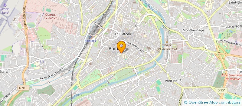 localisation de l'entreprise MONSIEUR MAXIME BIDAUD  POITIERS