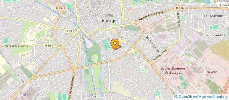 localisation de l'entreprise MONSIEUR MAXIME BIGOTEAU  BOURGES