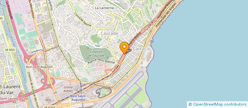 localisation de l'entreprise MONSIEUR MAXIME BILLARD à NICE