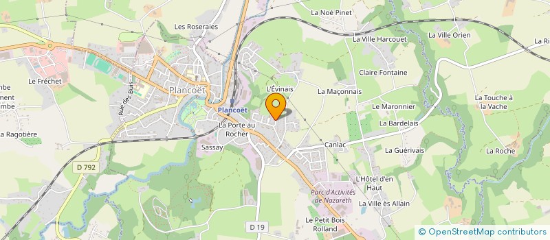 localisation de l'entreprise MONSIEUR MAXIME BILLOUD  CORSEUL