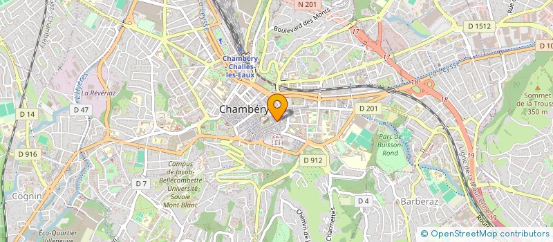 localisation de l'entreprise MONSIEUR MAXIME BLAIN à CHAMBERY