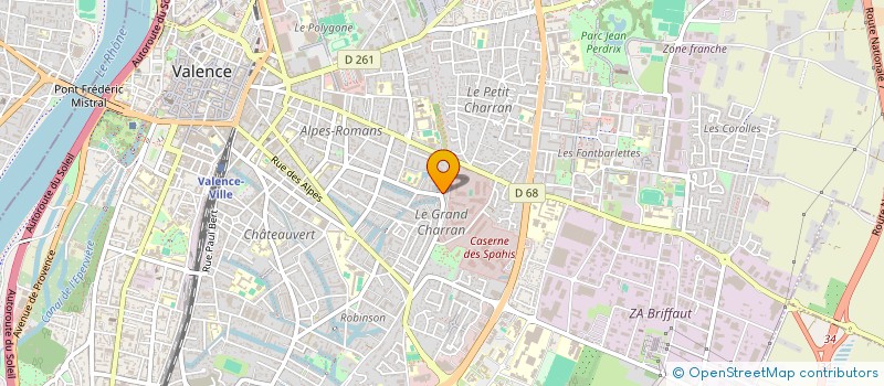 localisation de l'entreprise MONSIEUR MAXIME BLAINVILLE  VALENCE