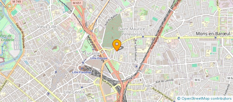 localisation de l'entreprise MONSIEUR MAXIME BLANC à LILLE