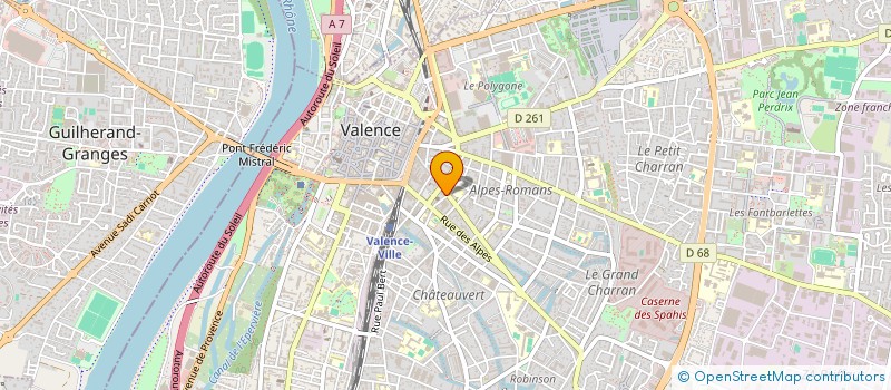 localisation de l'entreprise MONSIEUR MAXIME BLANC à VALENCE