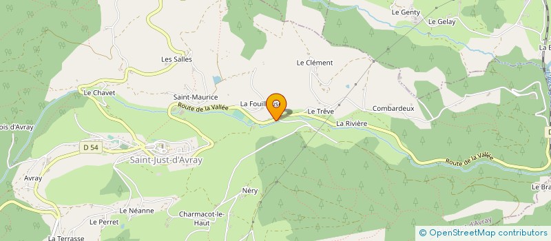 localisation de l'entreprise MONSIEUR MAXIME BLANCHARD  SAINT-JUST-D'AVRAY