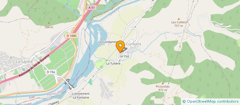 localisation de l'entreprise MONSIEUR MAXIME BLANGUERNON à CURBANS