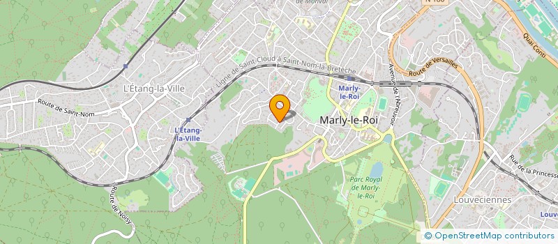 localisation de l'entreprise MONSIEUR MAXIME BLAUWART  MARLY-LE-ROI